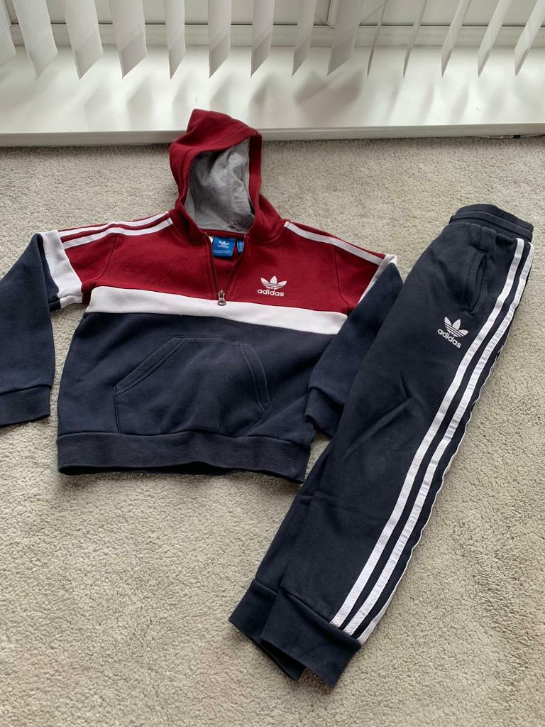 adidas tracksuit age 8